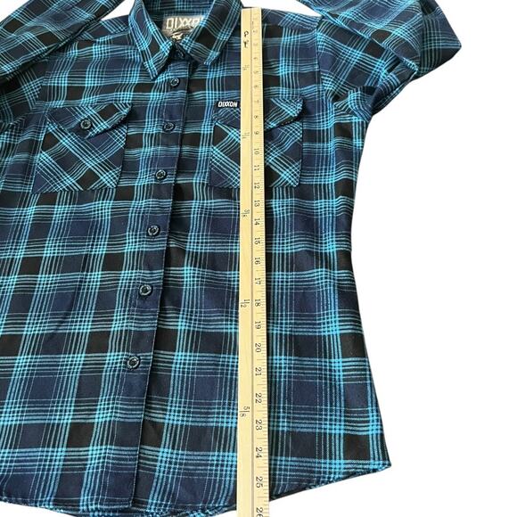 Dixxon Flannel The Conrad Plaid Button Down Long Sleeve Shirt Women Size M - Picture 7 of 10